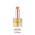 2/5Pcs 1.0/1.6/2.4/3.2/4.0mm Large Gas Lens Collet Body 45V0204 45V116 45V64 995795 45V63 For TIG WP17/18/26 Welding Torch Kit - KiwisLove