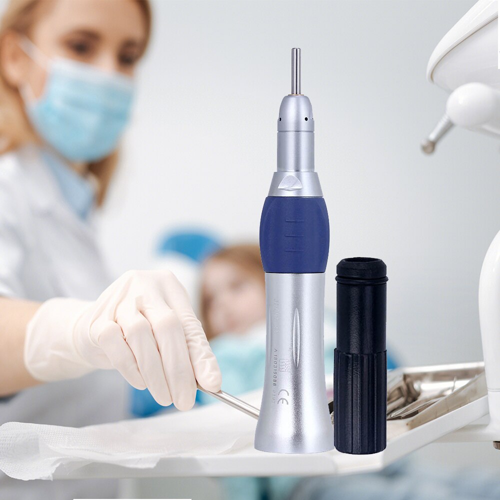 Dental Slow Low Speed Straight Nose Cone Handpiece Ratio 1:1 Rotation Speed 22000-27000 Rpm Bur Applicable φ 2.35 mm - KiwisLove