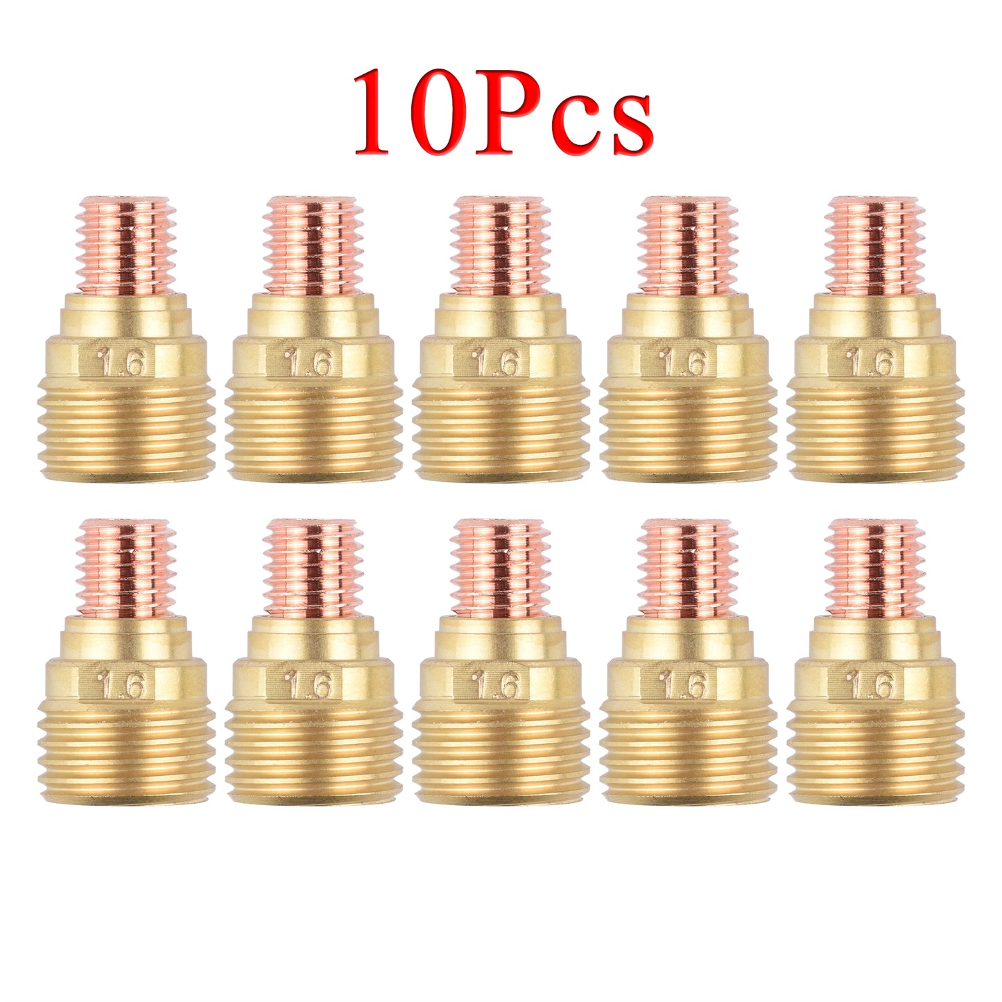 5/10Pcs 1.0/1.6/2.4/3.2mm TIG Gas Lens Collet Body 45V42 45V43 45V44 45V45 For TIG WP9 20 25 Welding Torch Accessories - KiwisLove