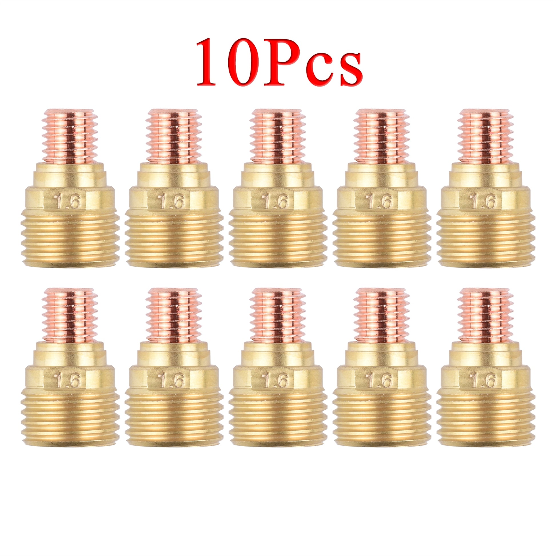 5/10Pcs 1.0/1.6/2.4/3.2mm TIG Gas Lens Collet Body 45V42 45V43 45V44 45V45 For TIG WP9 20 25 Welding Torch Accessories - KiwisLove