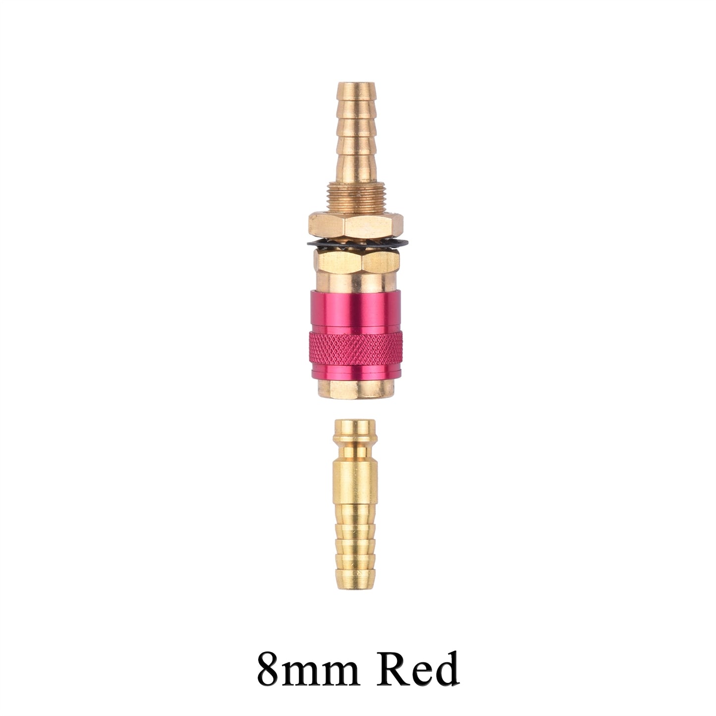 6mm 8mm 10mm Water Cooled Air Cooled Gas Water Adapter Quick Connector Fitting For MIG TIG Welding Torch Plug - KiwisLove