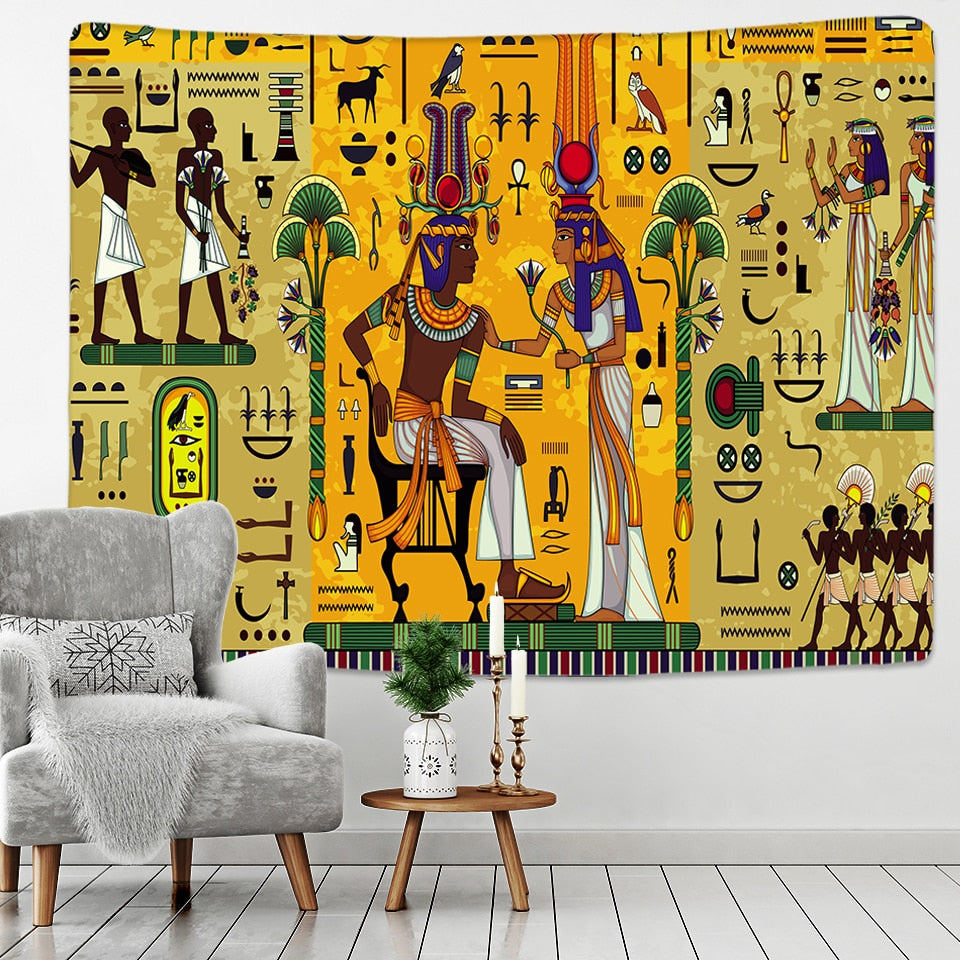 Ancient Egyptian Egypt Tapestry Wall Hanging Home Dorm Decor Bedspread Throw Art Home Decor - KiwisLove