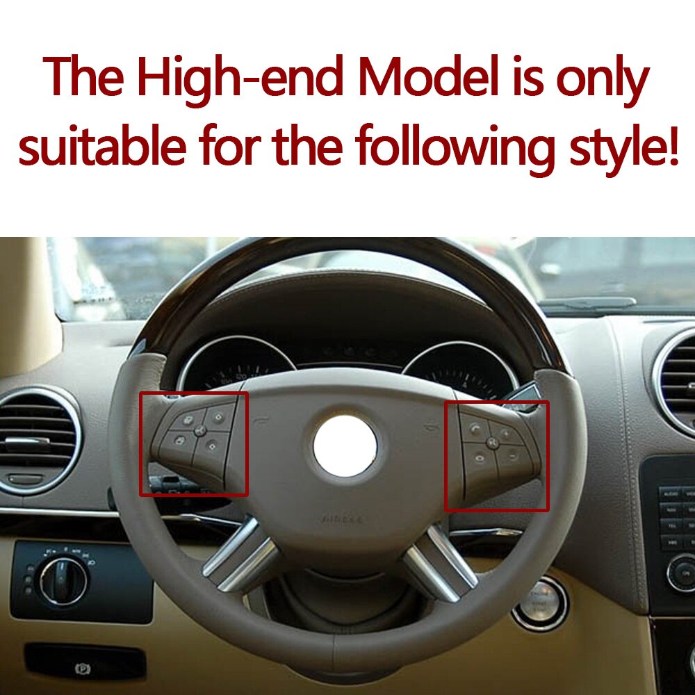 Car Multi-function Steering Wheel Push Buttons Phone Control Switch Key For Mercedes Benz W164 W245 W251 ML GL 300 350 400 450 - KiwisLove