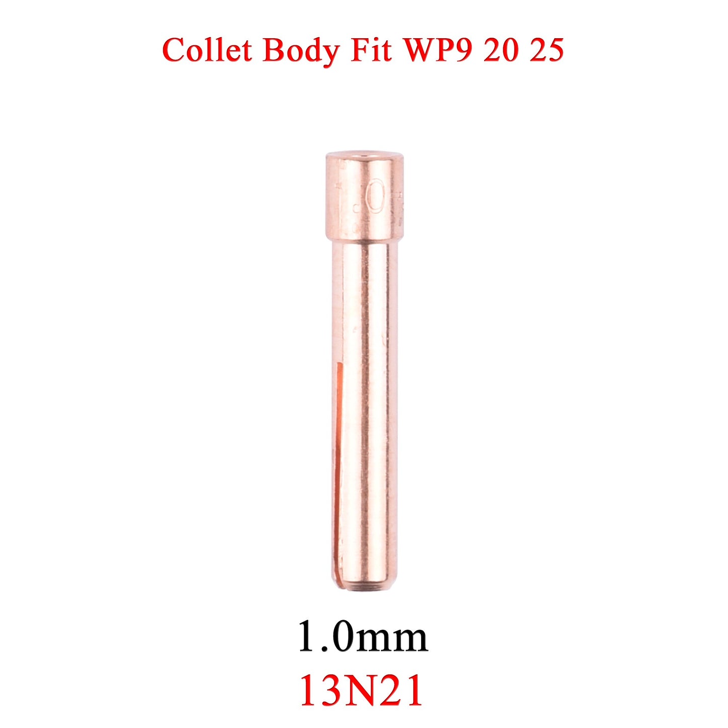 5/10Pcs 1.0/1.6/2.4/3.2mm TIG Collet 13N21 13N22 13N23 13N24 13N21L 13N22L 13N23L  13N24L For TIG WP9 20 25 Welding Torch - KiwisLove