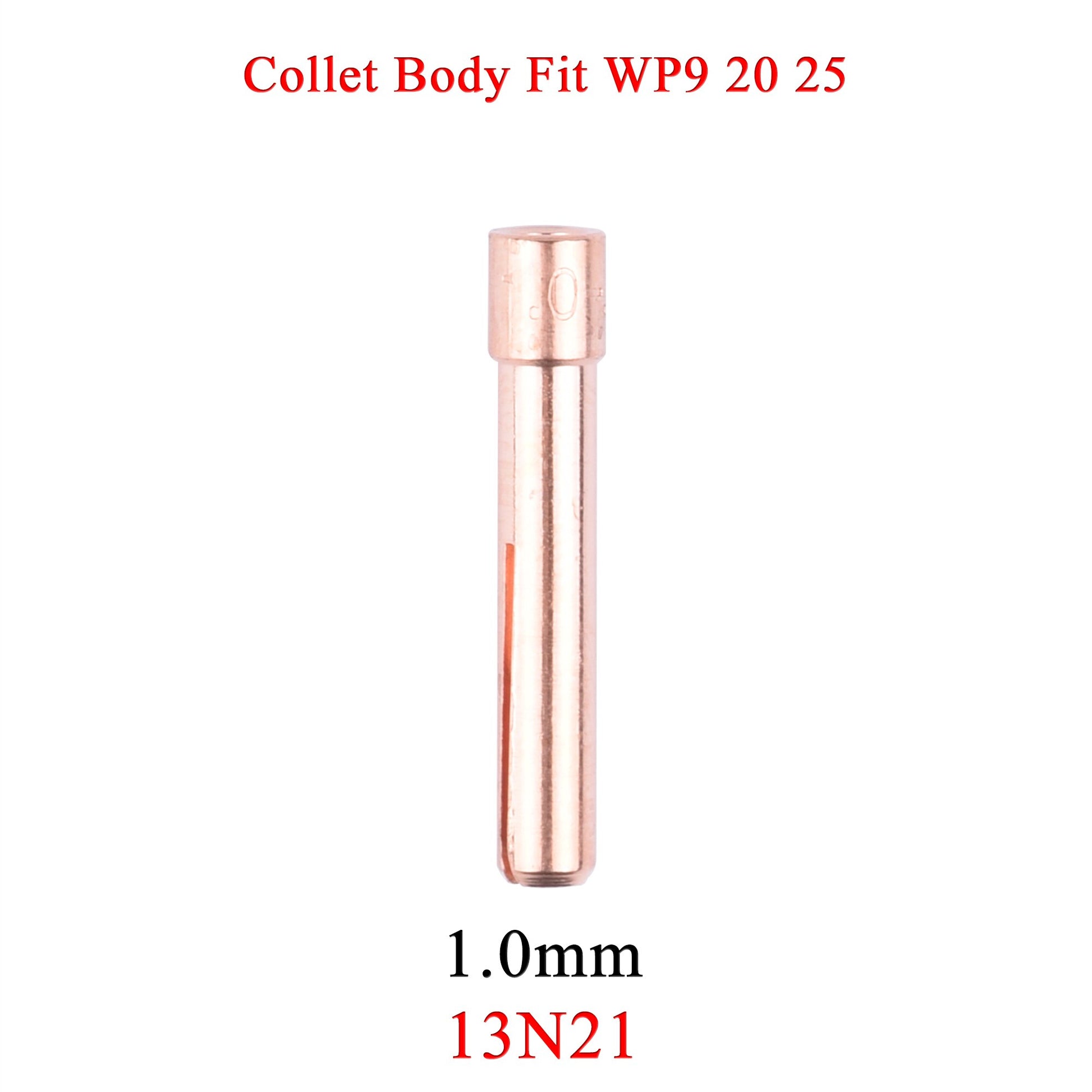 5/10Pcs 1.0/1.6/2.4/3.2mm TIG Collet 13N21 13N22 13N23 13N24 13N21L 13N22L 13N23L  13N24L For TIG WP9 20 25 Welding Torch - KiwisLove