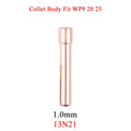5/10Pcs 1.0/1.6/2.4/3.2mm TIG Collet 13N21 13N22 13N23 13N24 13N21L 13N22L 13N23L  13N24L For TIG WP9 20 25 Welding Torch - KiwisLove