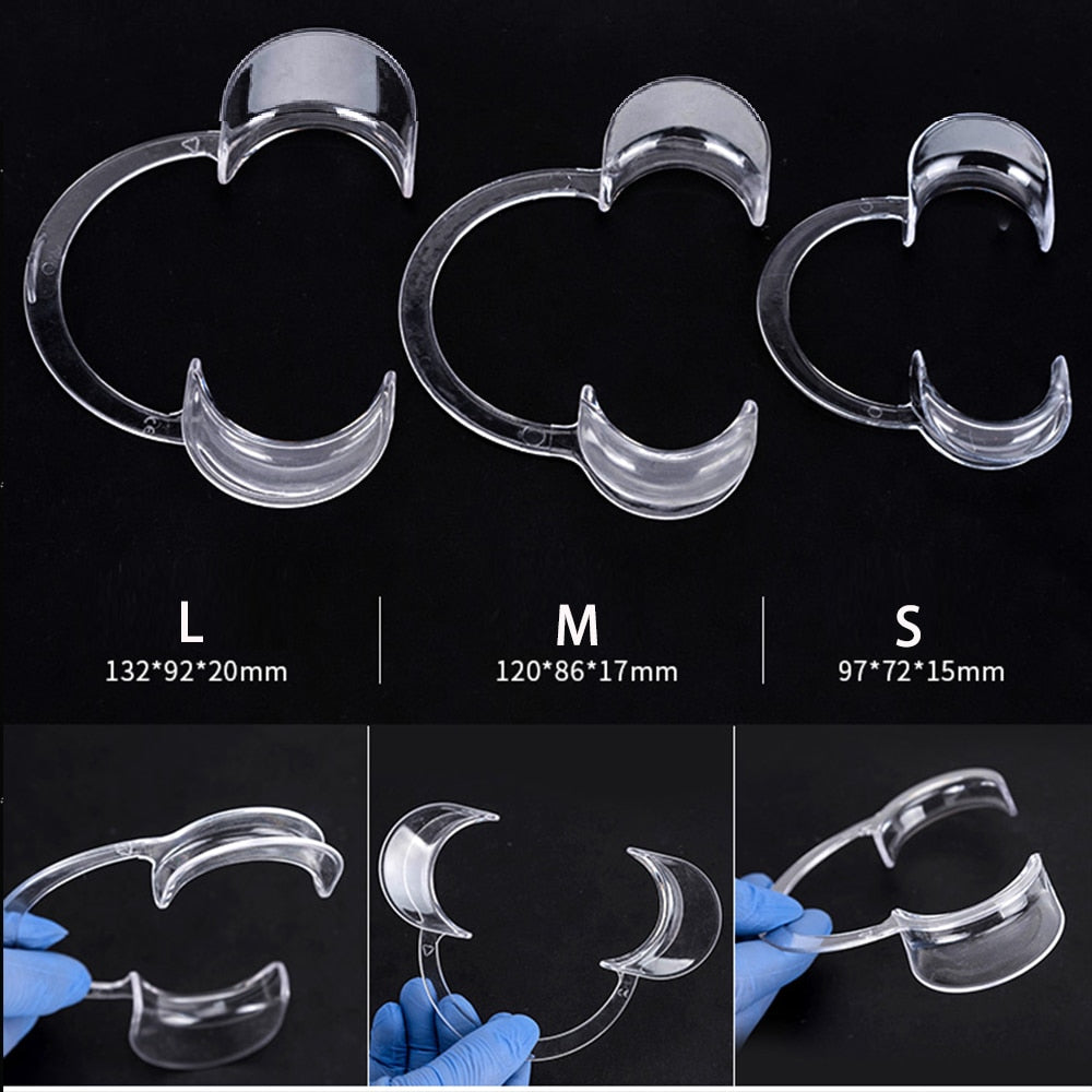 Azdent Dental Mouth Opener Orthodontic C Shape Gag  Intraoral Cheek Lip Retractor - KiwisLove