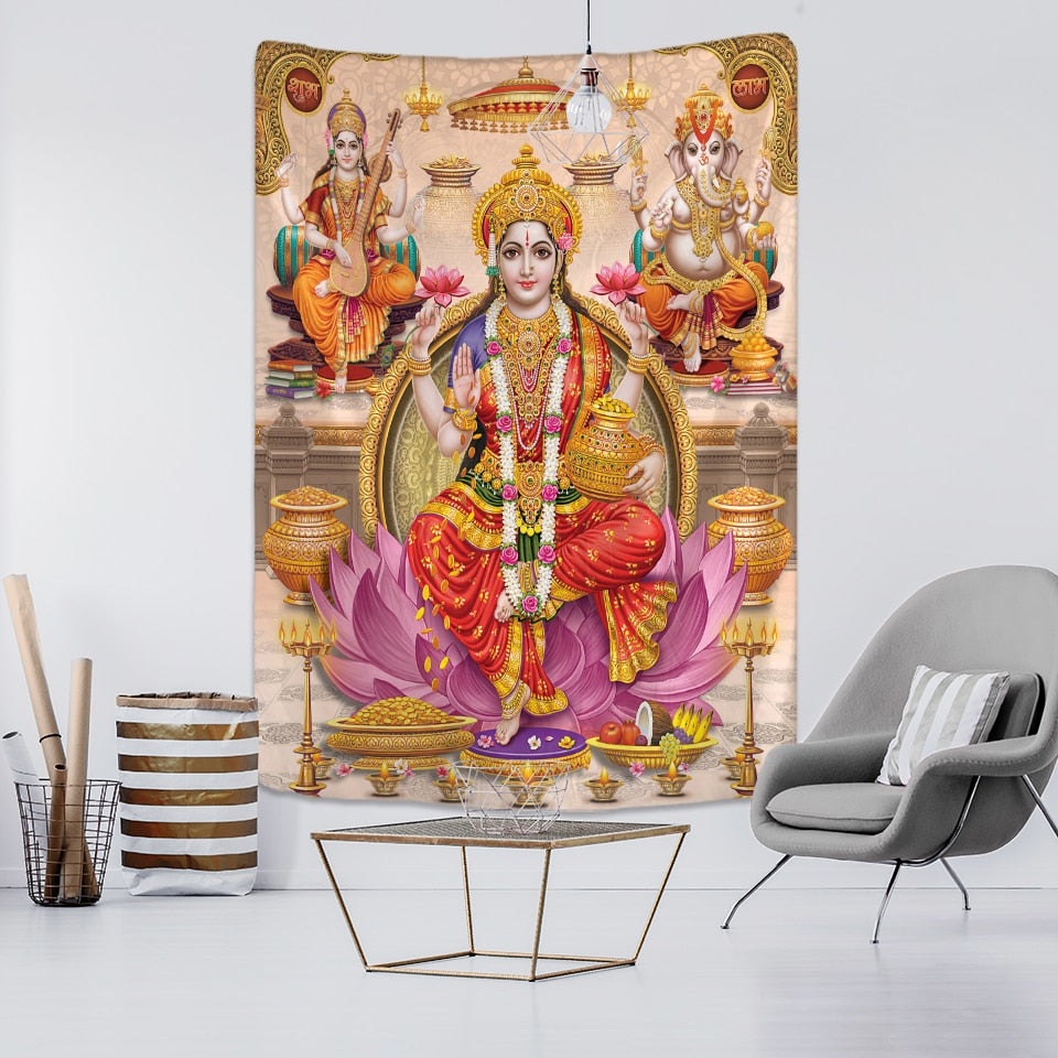 3D Printing Color Elephant Tapestry Wall Hanging Bohemian Hippie Mandala Living Room Art Room Home Decor - KiwisLove