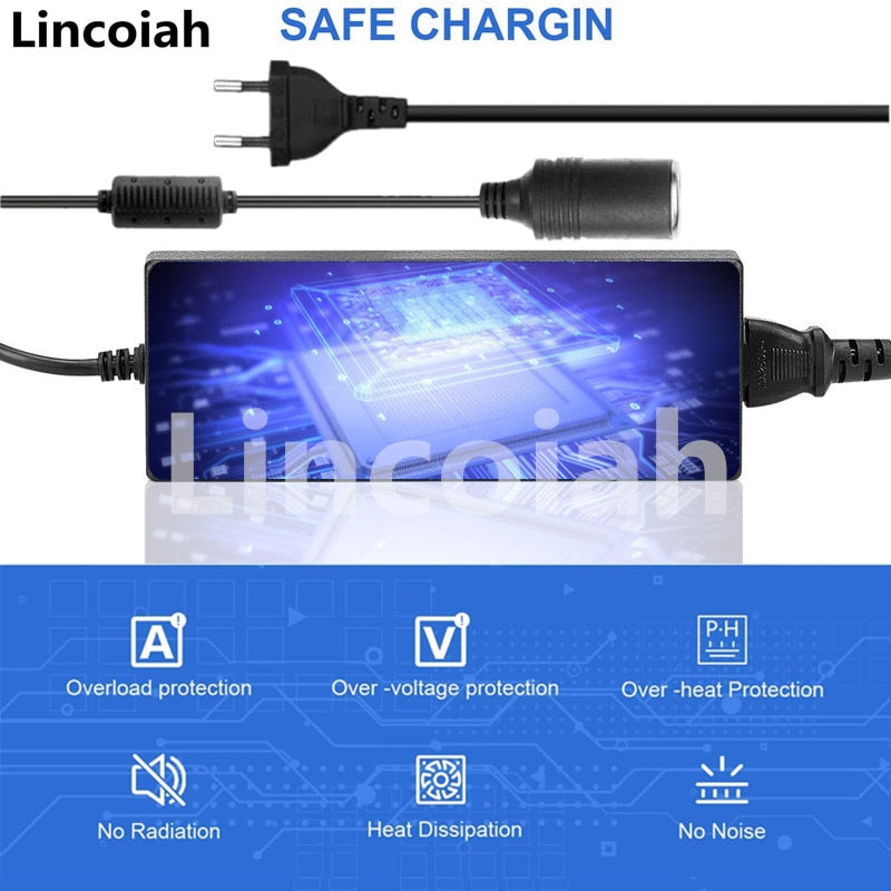 AC 100V-240V 100V 220V to DC 12V Car Cigarette Lighter AC/ DC Power Converter Adapter Inverter Power Supply Transformer 12 Volt - KiwisLove