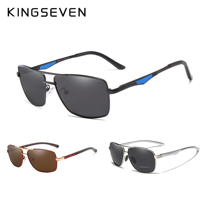 3PCS Combined Sale KINGSEVEN Brand Design Sunglasses Men Polarized Mirror Lens 100% UV Protection Oculos De Sol - KiwisLove