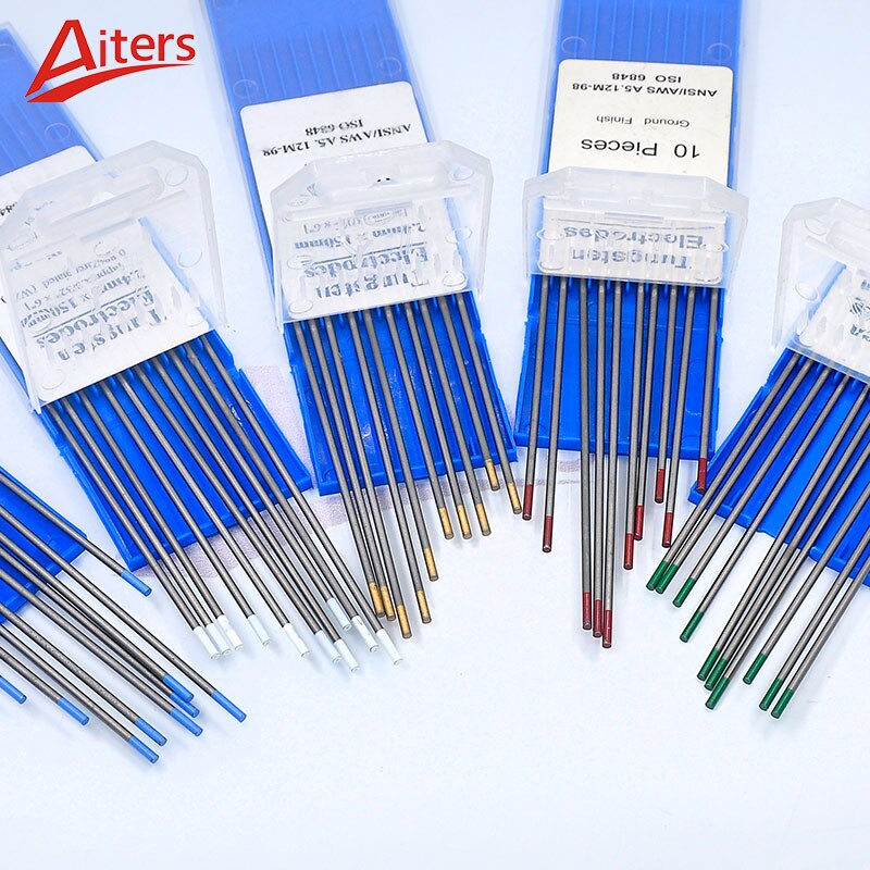 2.0x150 175mm Tungsten Electrodes Welding Rods WT20 WL15 WZ8 WL20 WP WC20 Tungsten Needle for Argon Arc - KiwisLove
