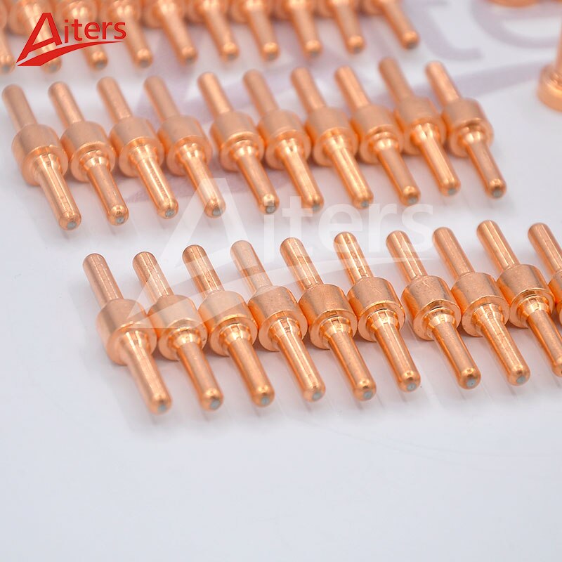 PT31 100PCS Consumables Nozzle and Electrode Ceramic Shield Nozzle Cup and Gas Swirl Ring for Plasma CUT 40 - KiwisLove