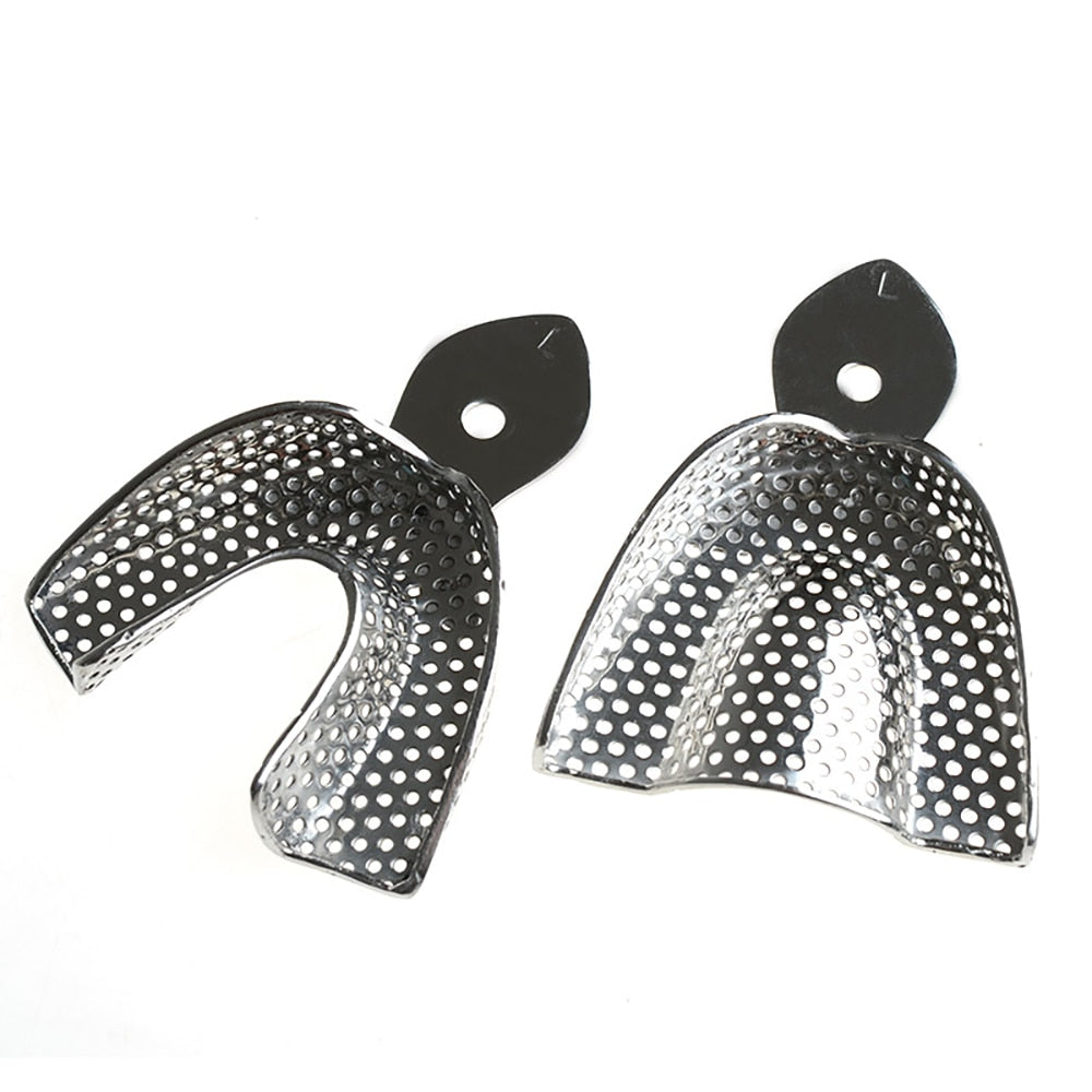 6pcs/Set Azdent Dental Teeth Tray Stainless Steel  Autoclavable Dentist Tools Lab Instrument - KiwisLove