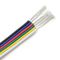 5M/10M Electrical Wire Cable  2/3/4/5/6 Pins18/20/22AWG Cable Connector Electric Wires For WS2812B RGB RGBW 5050 LED Strip Light - KiwisLove