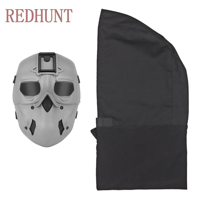 Tactical Airsoft Mask Comes with Headgear Multi-Function Protect Gear Night Vision Devices Base for Paintball Shooting - KiwisLove