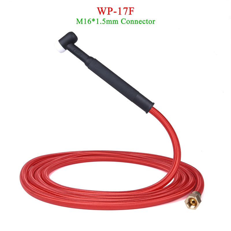 4M/13ft 7.8M/25.6ft WP17F 17FV TIG Welding Torch Soft Hose Cable Wires M16*1.5mm - KiwisLove