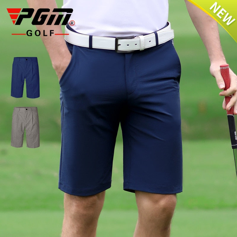 PGM Men Golf Shorts Summer Solid Refreshing Breathable Pants Comfortable Cotton Casual Clothing Sports Wear Gym Suit KUZ078 - KiwisLove