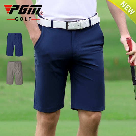 PGM Men Golf Shorts Summer Solid Refreshing Breathable Pants Comfortable Cotton Casual Clothing Sports Wear Gym Suit KUZ078 - KiwisLove