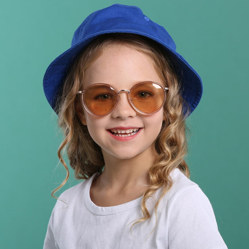 Fashion Children Polarized Sunglasses Alloy Vintage Unisex Fashion Kids Boys Girls Sun Glasses Cool Outdoor Eyewear UV400 D3056 - KiwisLove