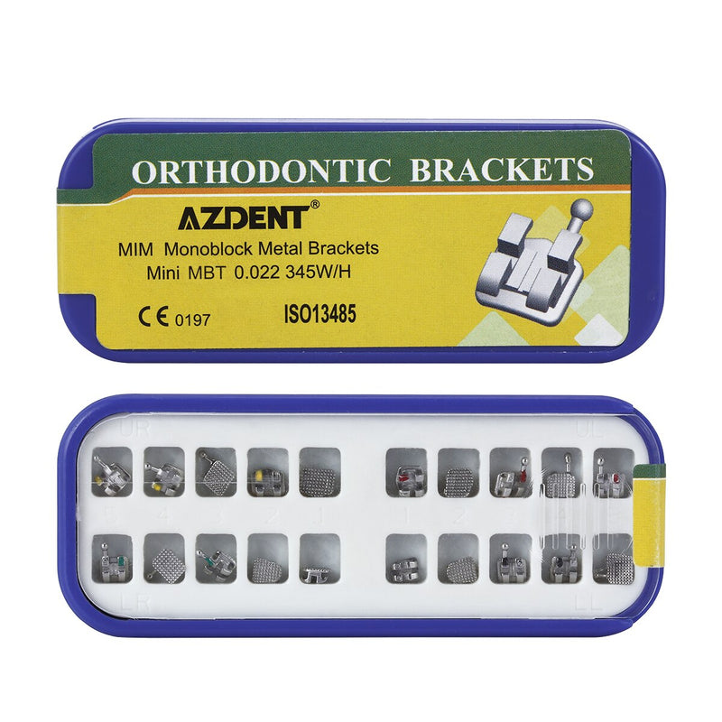 Azdent Mini MBT.022 3-4-5 Hooks Roth  Dental Orthodontic Brackets The Whole Casting Process - KiwisLove