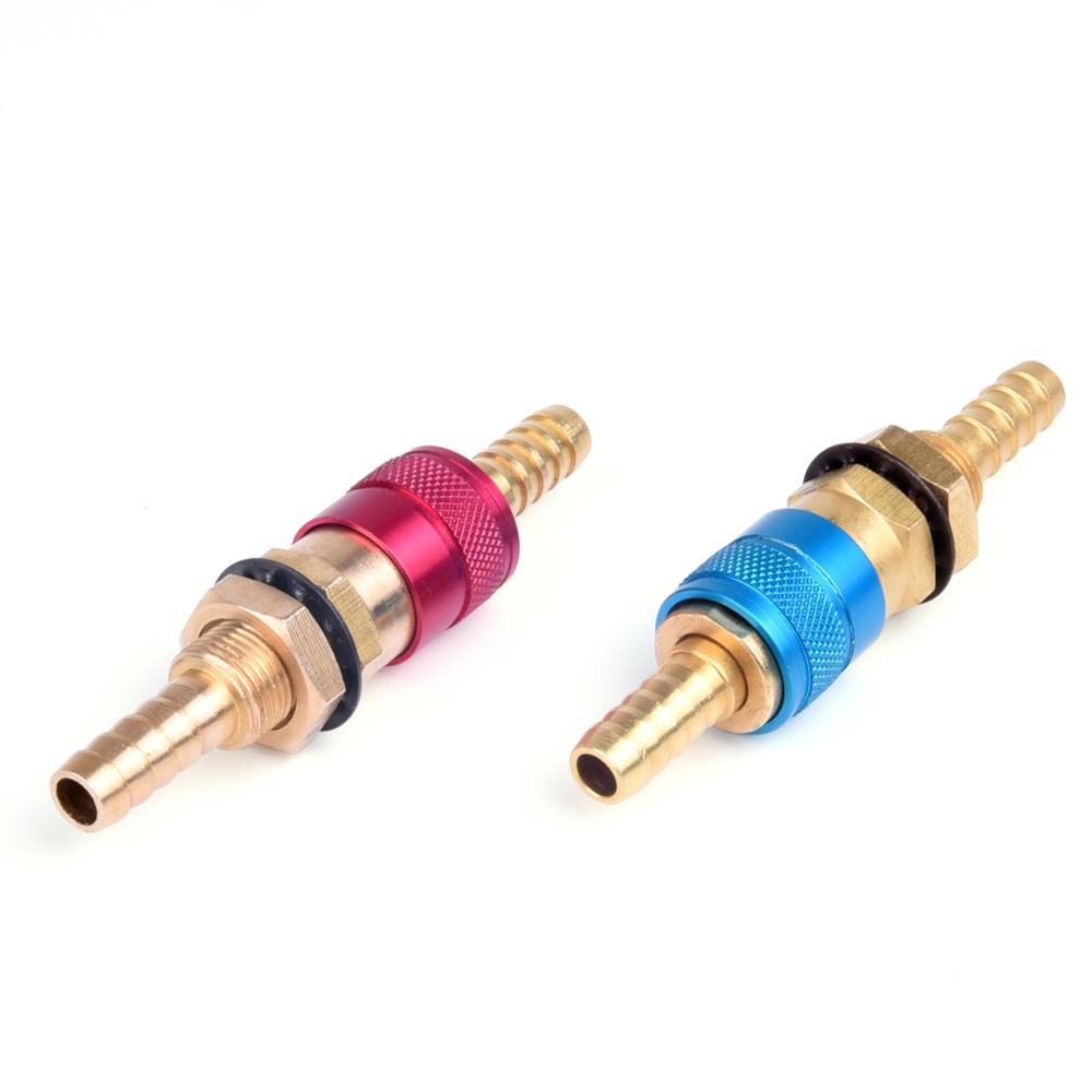6mm 8mm 10mm Water Cooled Air Cooled Gas Water Adapter Quick Connector Fitting For MIG TIG Welding Torch Plug - KiwisLove