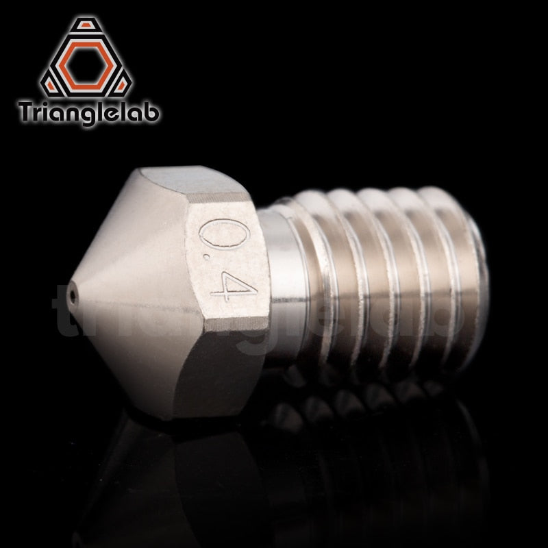 Trianglelab T-V6 Plated Copper Nozzle Durable Non-stick High Performance For 3D Printers  M6 Thread For  V6 Dragon Hotend - KiwisLove