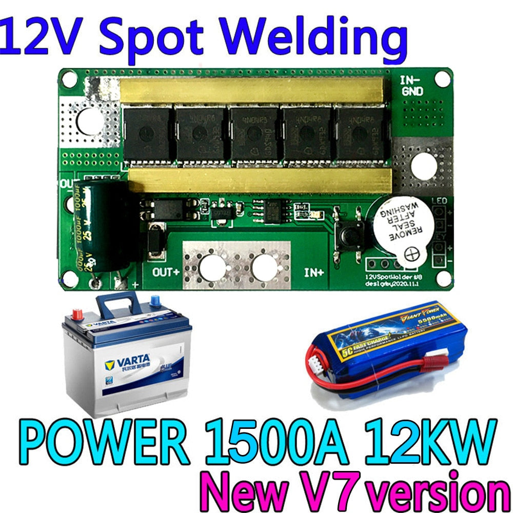 DIY Portable 12V Battery Energy Storage Spot Welding Machine PCB Circuit Board Welding Equipment Spot Welder Machine Accessory - KiwisLove