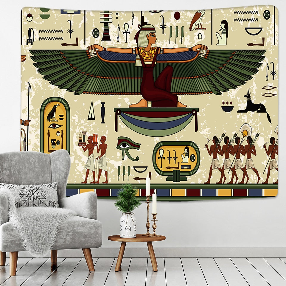 Ancient Egyptian Egypt Tapestry Wall Hanging Home Dorm Decor Bedspread Throw Art Home Decor - KiwisLove