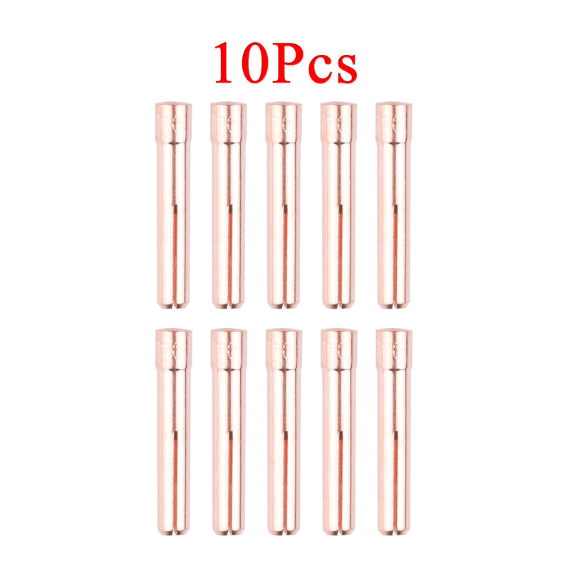 5/10Pcs 1.0/1.6/2.4/3.2mm TIG Collet 13N21 13N22 13N23 13N24 13N21L 13N22L 13N23L  13N24L For TIG WP9 20 25 Welding Torch - KiwisLove