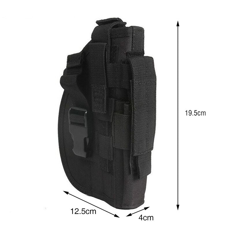 New Tactical Molle Gun Holster For G2C PT111 G2/PT140 Military Rifle Bag for Right Hand Adjustable Handgun Holder with Mag Pouch - KiwisLove