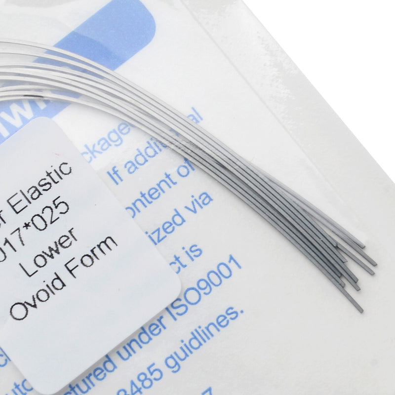 10Pcs/Pack Azdent Super Elastic NITI Arch Wire Square Type Dental Orthodontics Archwire  Oval/ Natural - KiwisLove