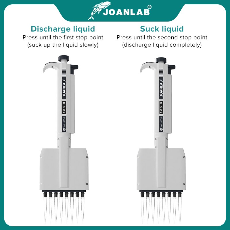 JOANLAB Official Store Multichannel Pipette Lab Equipment Manual Digital Adjustable Micropipette 8 Channels Pipette 12 Channels - KiwisLove