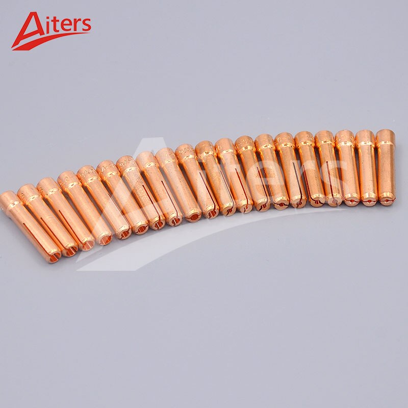 TIG 68PCS Accessories Collets Body Stubby Gas Lens Back Cup Alumina Nozzle Cups and Pyrex Glass Cup Gasket for WP17/18/26 - KiwisLove