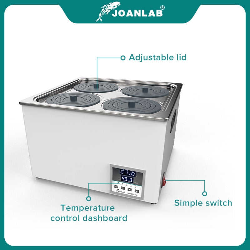 JOANLAB Laboratory Water Bath Constant Temperature Digital Display Heater Lab Equipment Thermostat Tank Single Hole 110v 220v - KiwisLove