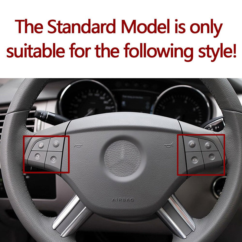 Car Multi-function Steering Wheel Push Buttons Phone Control Switch Key For Mercedes Benz W164 W245 W251 ML GL 300 350 400 450 - KiwisLove