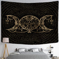 Tree of Life Art Tapestry Wall Hanging Bohemian Yoga Mat Large Size Sheets Psychedelic Witchcraft Hippie Home Decor - KiwisLove
