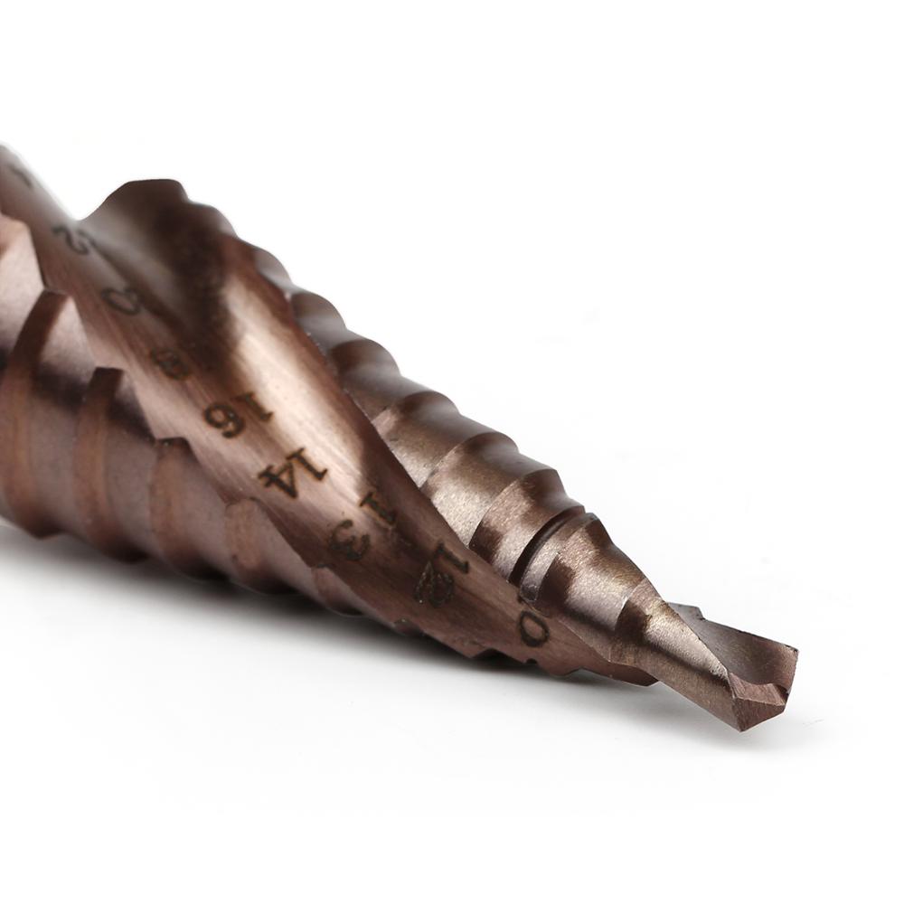 M35 5% Cobalt HSS Step Drill Bit HSS CO HSSCO High-Speed Steel Cone Hex Shank Metal Drill Bits Tool Set Hole Cutter For Stainles - KiwisLove