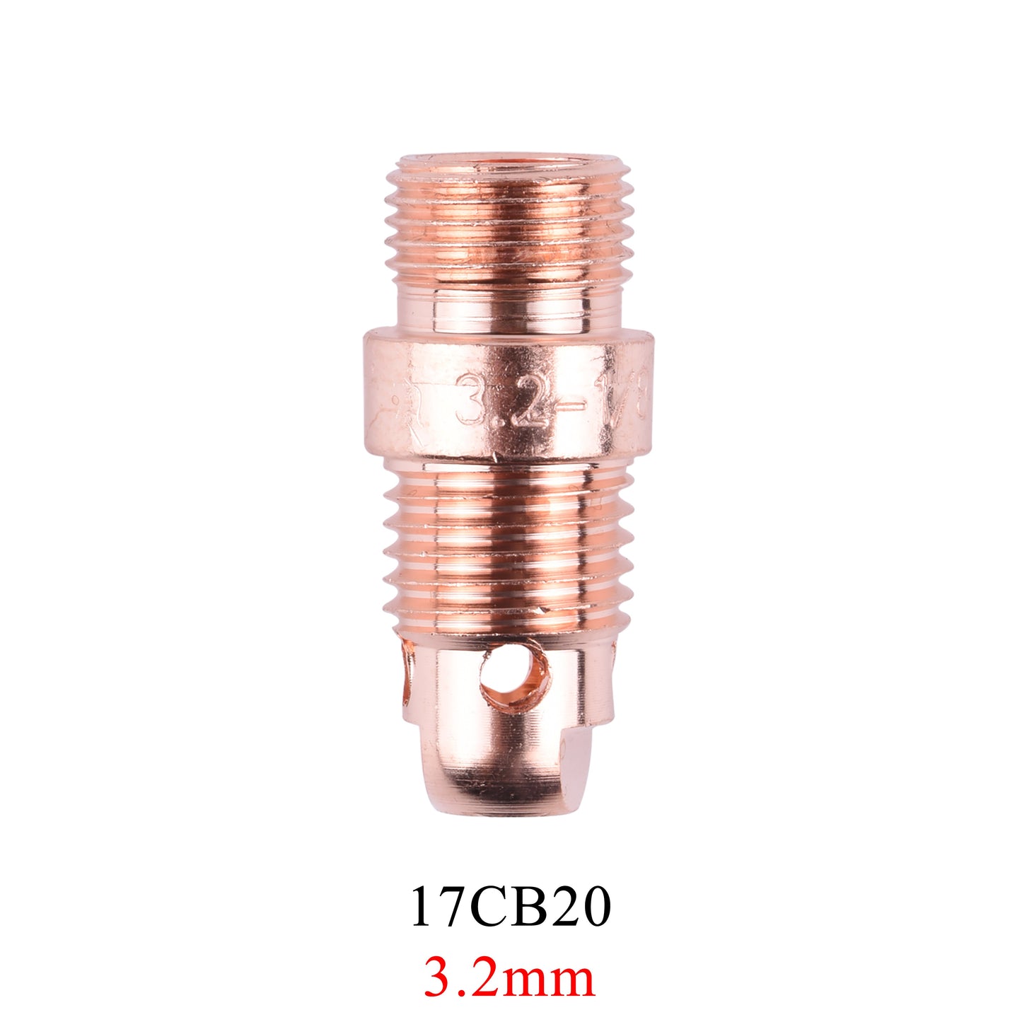 5/10Pcs 1.0/1.6/2.4/3.2mm TIG Collet body Stubby 17CB20 For TIG WP17/18/26 Welding Torch Accessories - KiwisLove
