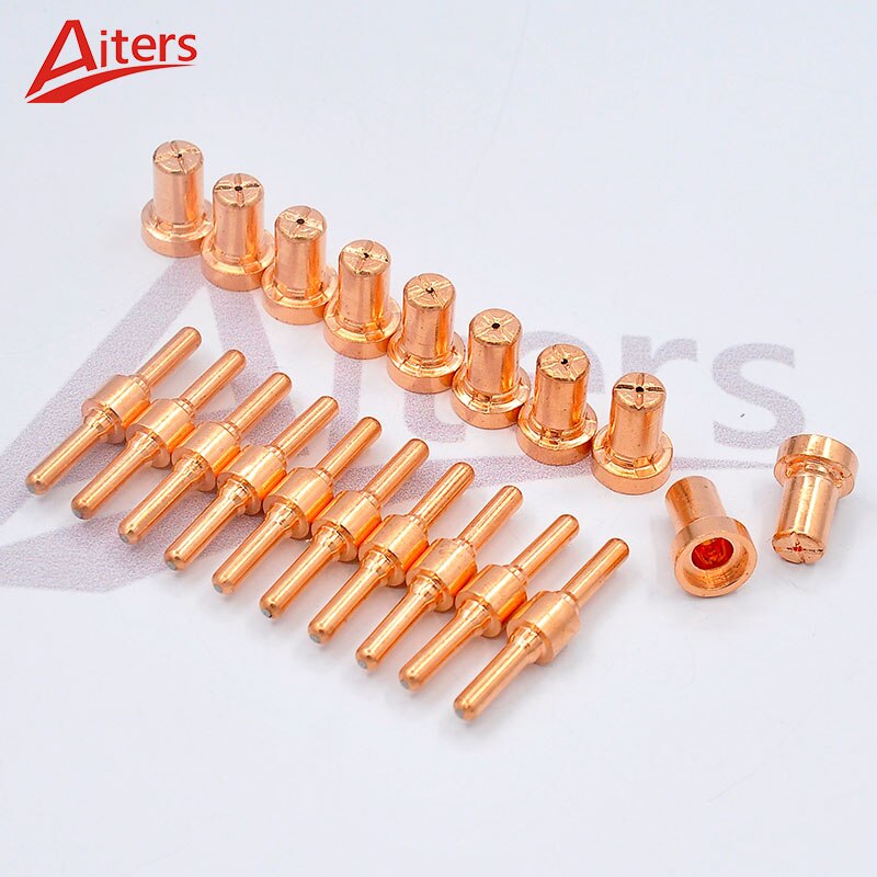 PT31 Plasma Cutting Torch Kit 40PCS Consumables Nozzle and Electrode Ceramics Shield Nozzle Cup Accessories CUT40A - KiwisLove