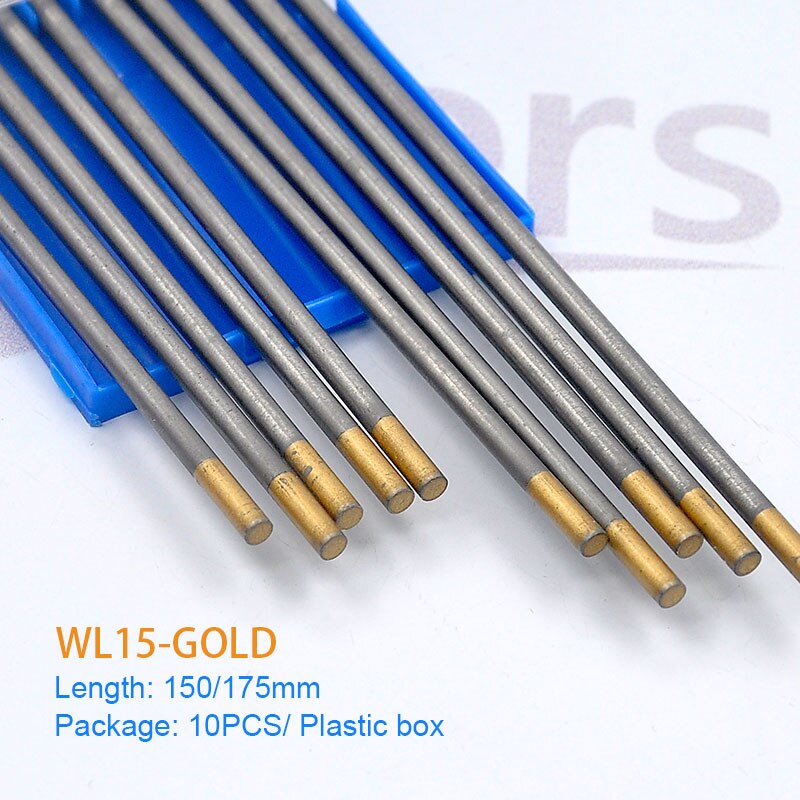 TIG Welding Parts WT20 WC20 WL20 WL15 WZ8 Tungsten Needle Electrode Argon Arc Red Head tungsten needle 3.2x150 175mm - KiwisLove