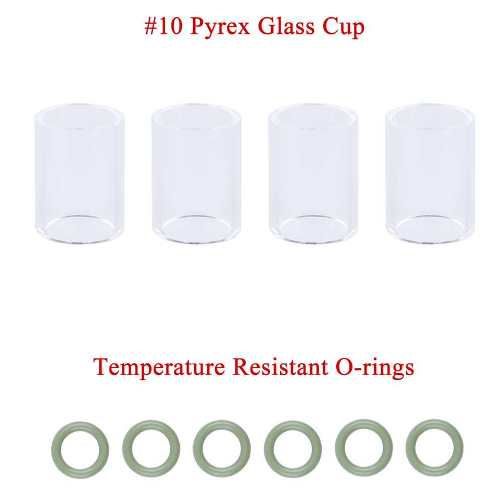 23Pcs TIG Welding Torch Stubby Gas Lens For WP17 WP18 WP26 TIG Back Cap Collet Bodies Kit High Temperature Glass Cup Accessories - KiwisLove