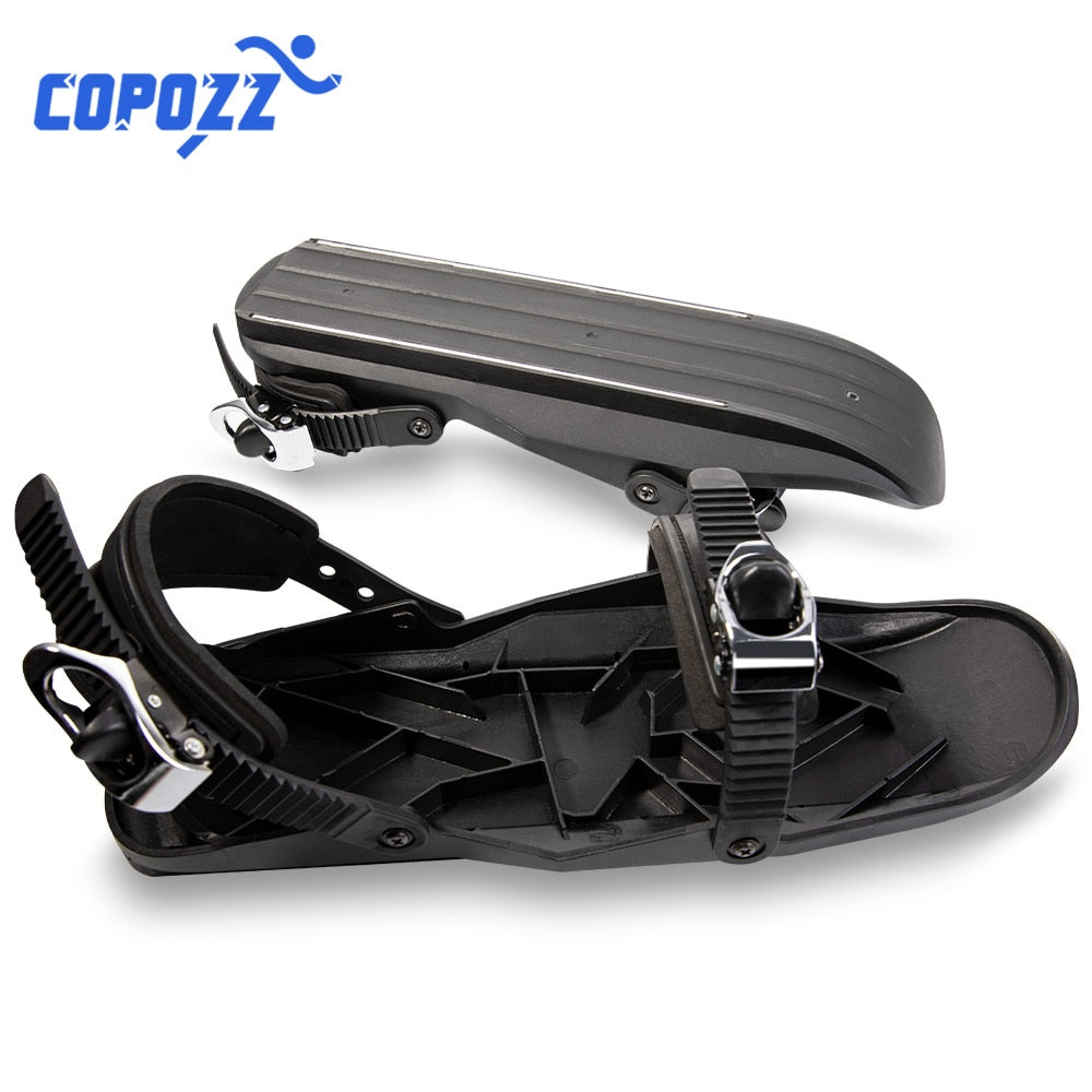 COPOZZ Winter Ski Skates Mini Portable Snow Shoes Adjustable Bindings Snow The Short Outdoor Travel Skiboard shoes - KiwisLove