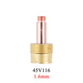 2/5Pcs 1.0/1.6/2.4/3.2/4.0mm Large Gas Lens Collet Body 45V0204 45V116 45V64 995795 45V63 For TIG WP17/18/26 Welding Torch Kit - KiwisLove
