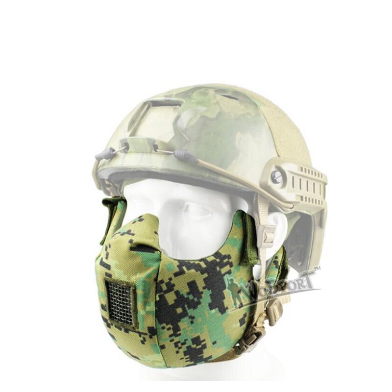 Tactical Mask Half Face Protection Airsoft Half Face Masks Using For Protecting CS Cycling Hunting Sports Mask - KiwisLove
