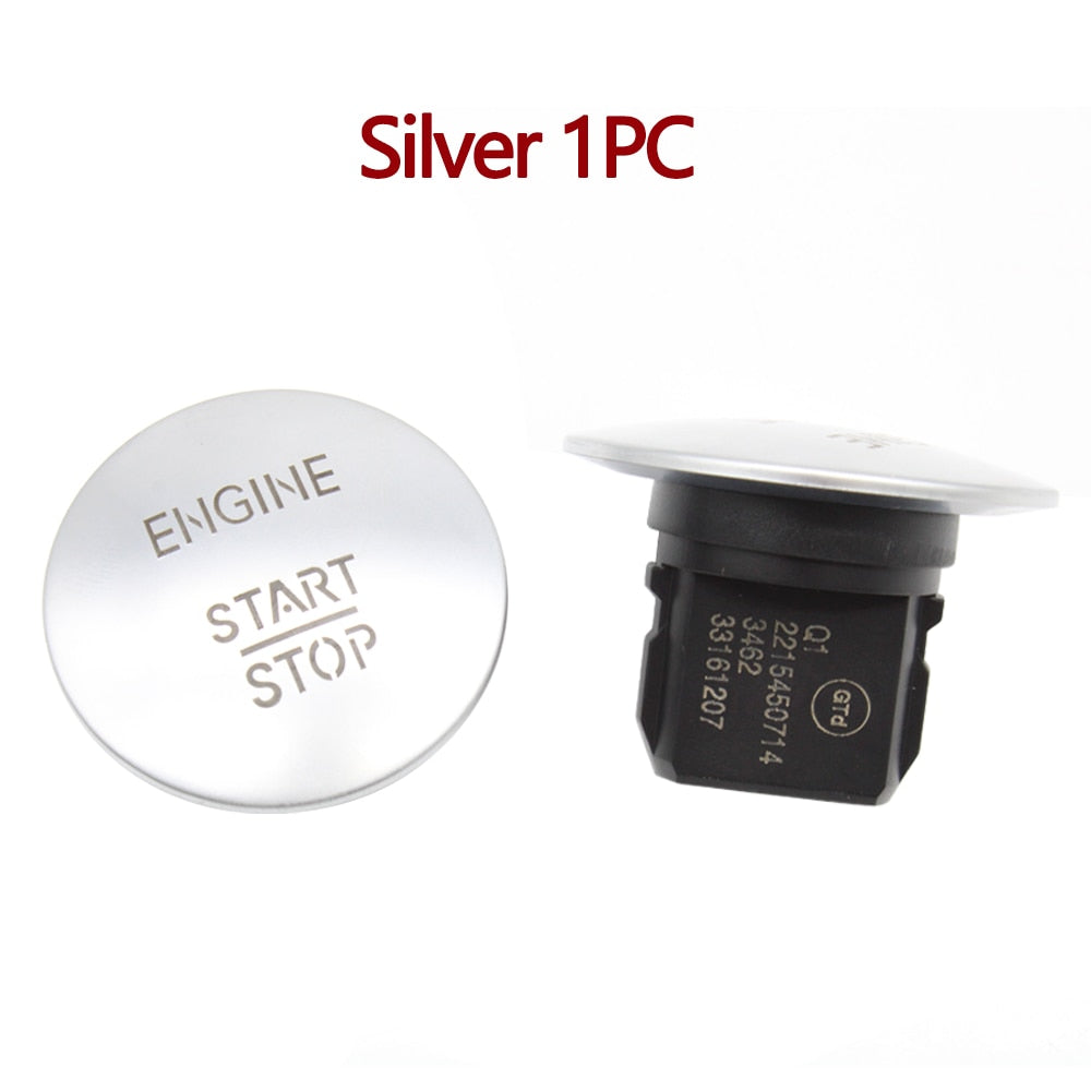 Car Keyless ONE-CLICK Start Stop Push Button Engine Ignition Switch For Mercedes Benz All Models C W204 GLK X204 W176 W205 W212 - KiwisLove