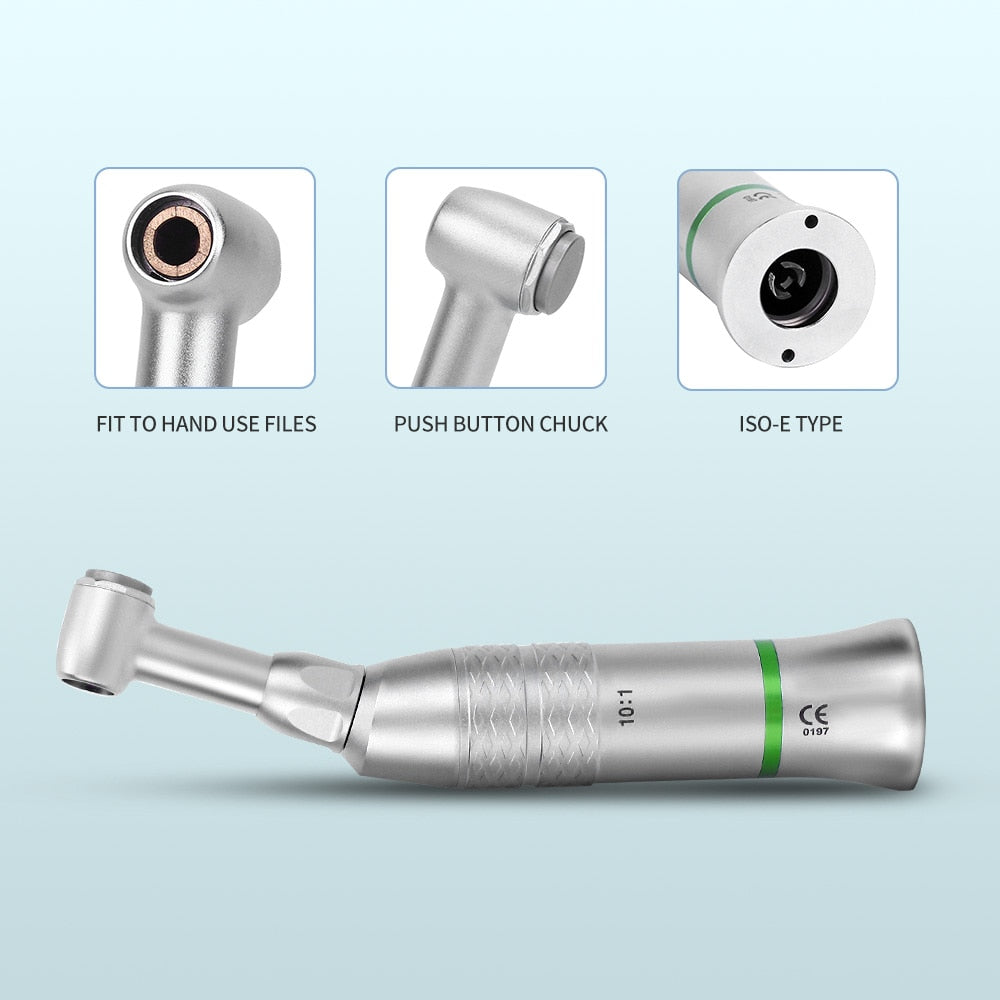 Dental 10:1 Reduce Contra Angle 90º Reciprocating Rotate Endo Handpiece  Only For Hand Use Files - KiwisLove