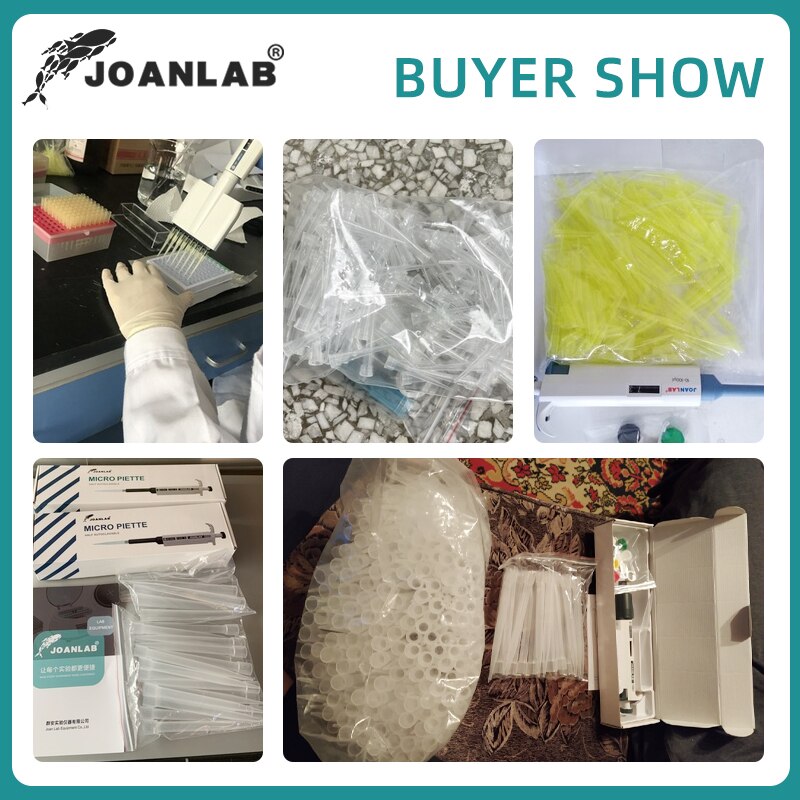 JOANLAB Laboratory Pipette Tips 10ul 200ul 1ml 5ml 10ml Micropipette Disposable Plastic Pipette Tip Lab Equipment Supplies - KiwisLove