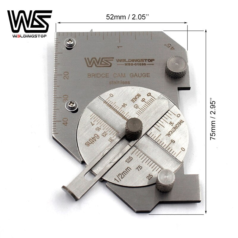 Pocket Bridge CAM gauge inspection gage weld seam throad measuring tools - KiwisLove