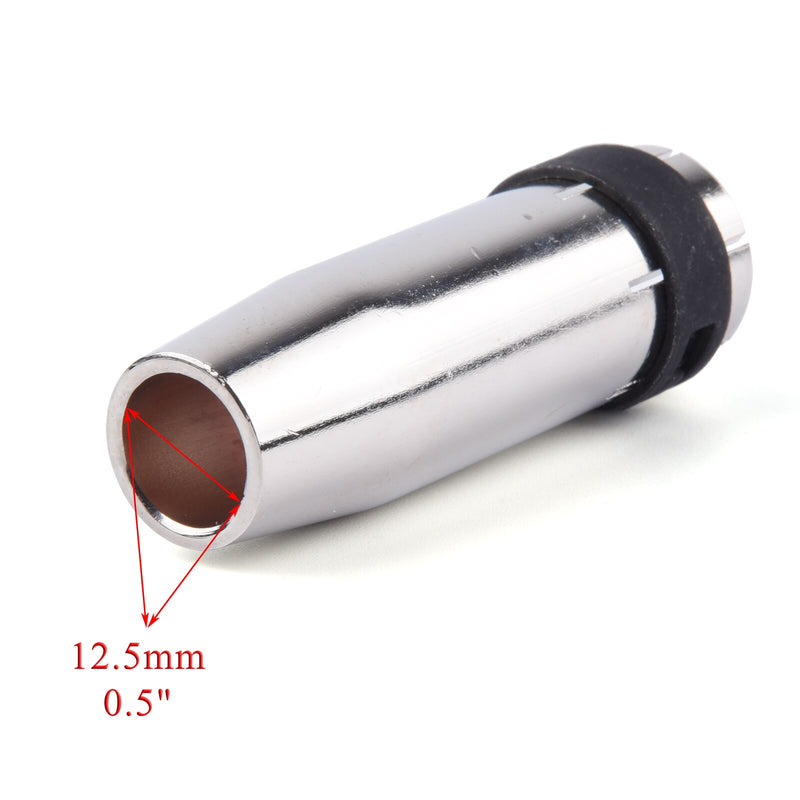 5/10Pcs 24KD Gas Nozzle Pure Copper Euro Conical Shield Cup Tips Nozzle For MB 24KD MIG/MAG Welding Torch 250A - KiwisLove
