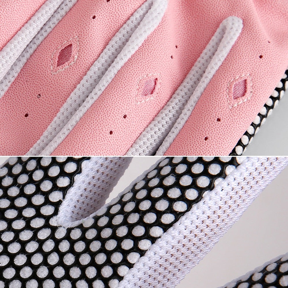 2pcs PGM Women Golf Gloves Top Soft Breathable PU Leather Golf with Non-Slip Particle Outdoor Sports Wholesale Golf Accessories - KiwisLove